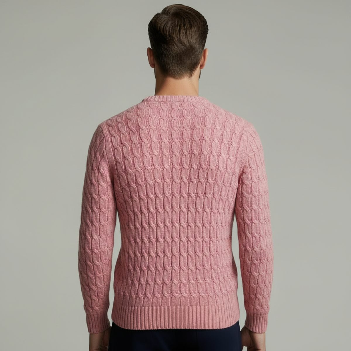 DRAKO | CABLE-KNIT COTTON SWEATER