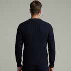 DRAKO | CABLE-KNIT COTTON SWEATER