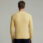 DRAKO | CABLE-KNIT COTTON SWEATER