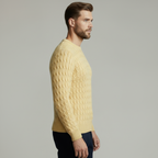 DRAKO | CABLE-KNIT COTTON SWEATER
