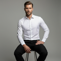 DRAKO | Tailored Shirt – White