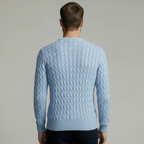 DRAKO | CABLE-KNIT COTTON SWEATER