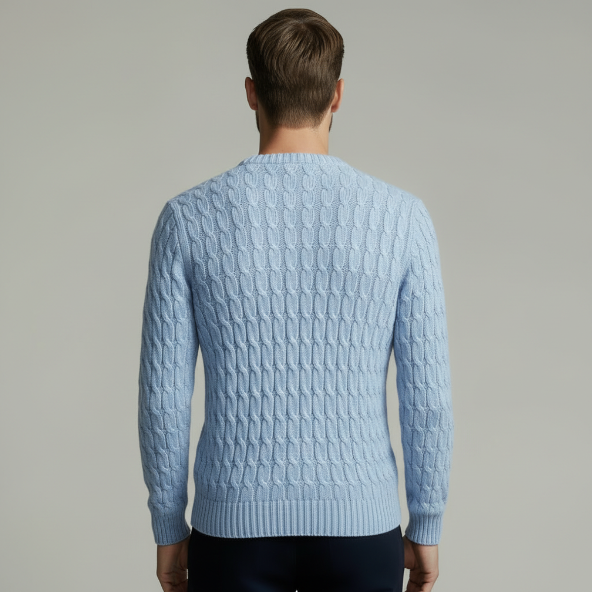 DRAKO | CABLE-KNIT COTTON SWEATER