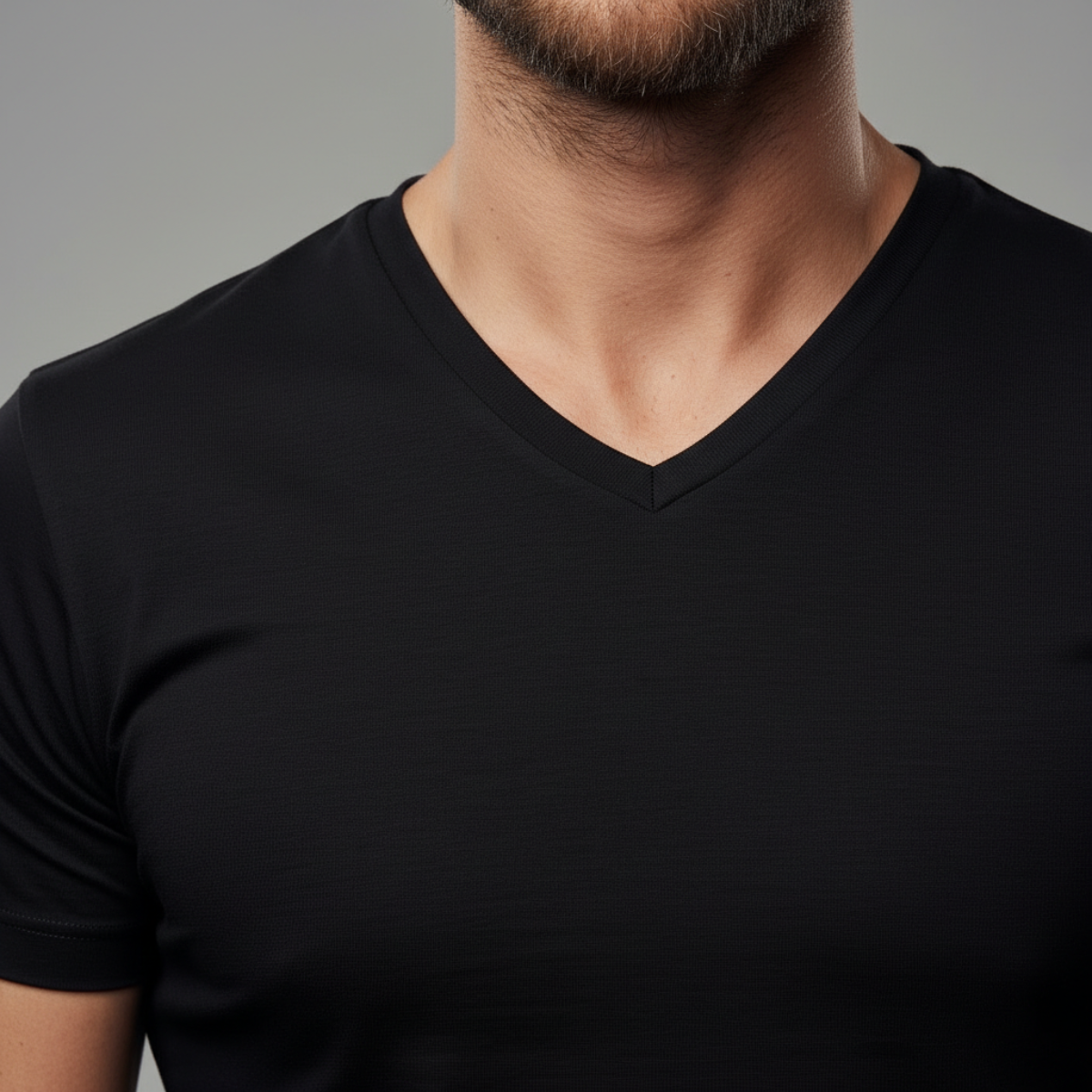 DRAKO | Core V-Neck Tee – Black