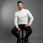 DRAKO | Base Mock Neck – White