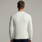 DRAKO | CABLE-KNIT COTTON SWEATER