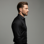DRAKO | Tailored Shirt – Black