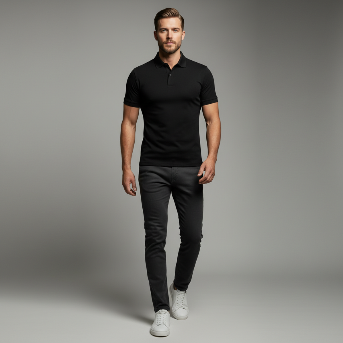 DRAKO | Prime Polo – Black