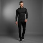 DRAKO | Base Mock Neck – Black