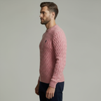 DRAKO | CABLE-KNIT COTTON SWEATER